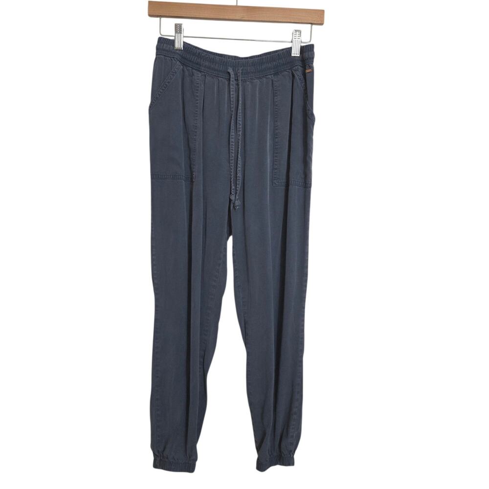 PINK Victoria's Secret Lyocell Blend Casual Joggers Pockets Soft Blue SMALL